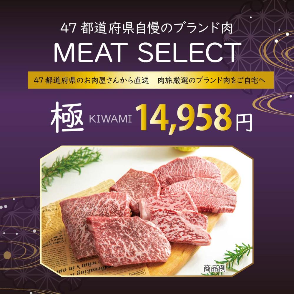 肉旅便　極【KIWAMI】セレクトセット！800g～