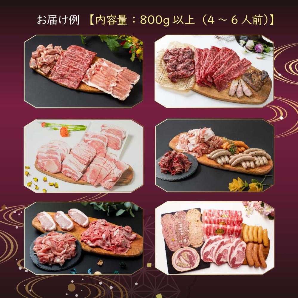 肉旅便　彩【IRODORI】セレクトセット！800g～(3)